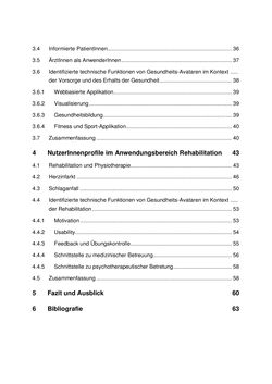 Bild der Seite - (000006) - in Nutzer-Profile von Gesundheits-Avataren - Erhebung zielgruppenspezifischer Anwendungskontexte, Band 2