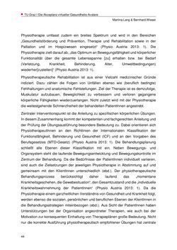 Image of the Page - 44 - in Nutzer-Profile von Gesundheits-Avataren - Erhebung zielgruppenspezifischer Anwendungskontexte, Volume 2