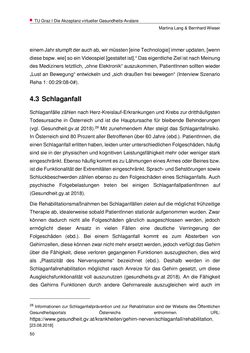 Bild der Seite - 50 - in Nutzer-Profile von Gesundheits-Avataren - Erhebung zielgruppenspezifischer Anwendungskontexte, Band 2