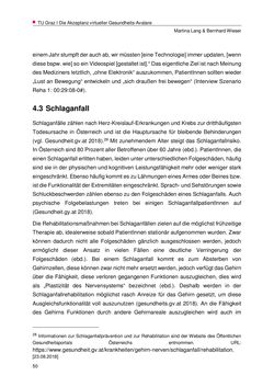 Image of the Page - 50 - in Nutzer-Profile von Gesundheits-Avataren - Erhebung zielgruppenspezifischer Anwendungskontexte, Volume 2
