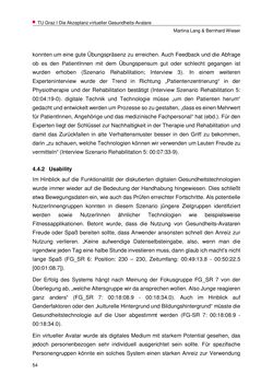 Image of the Page - 54 - in Nutzer-Profile von Gesundheits-Avataren - Erhebung zielgruppenspezifischer Anwendungskontexte, Volume 2