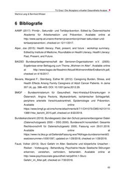 Bild der Seite - 63 - in Nutzer-Profile von Gesundheits-Avataren - Erhebung zielgruppenspezifischer Anwendungskontexte, Band 2