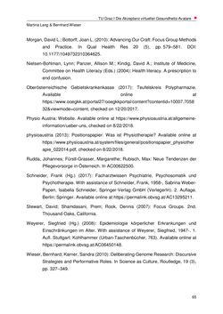 Bild der Seite - 65 - in Nutzer-Profile von Gesundheits-Avataren - Erhebung zielgruppenspezifischer Anwendungskontexte, Band 2