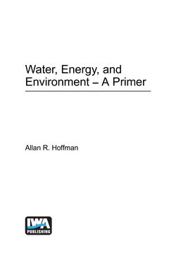 Image of the Page - (000003) - in Water, Energy, and Environment - A Primer