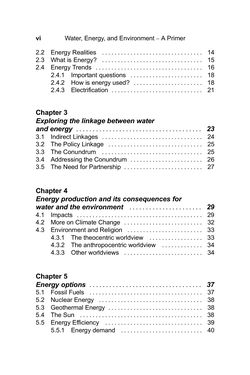 Bild der Seite - VI - in Water, Energy, and Environment - A Primer