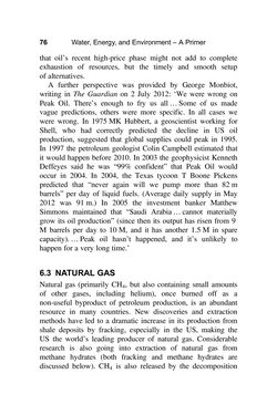 Image of the Page - 76 - in Water, Energy, and Environment - A Primer