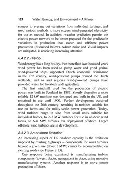 Bild der Seite - 124 - in Water, Energy, and Environment - A Primer
