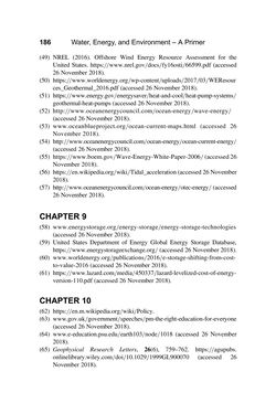 Image of the Page - 186 - in Water, Energy, and Environment - A Primer