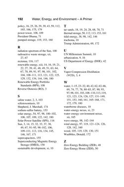 Bild der Seite - 192 - in Water, Energy, and Environment - A Primer