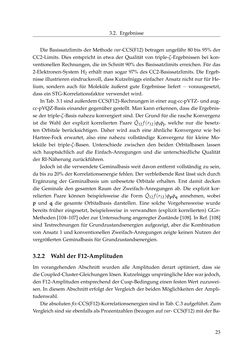 Bild der Seite - 23 - in Entwicklung und Anwendung explizit korrelierter Wellenfunktionsmodelle
