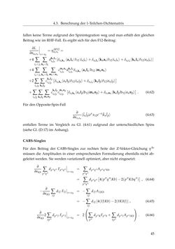 Bild der Seite - 45 - in Entwicklung und Anwendung explizit korrelierter Wellenfunktionsmodelle