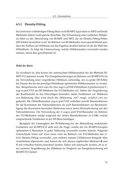 Image of the Page - 71 - in Entwicklung und Anwendung explizit korrelierter Wellenfunktionsmodelle