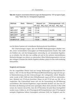 Image of the Page - 81 - in Entwicklung und Anwendung explizit korrelierter Wellenfunktionsmodelle