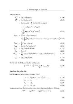 Image of the Page - 103 - in Entwicklung und Anwendung explizit korrelierter Wellenfunktionsmodelle