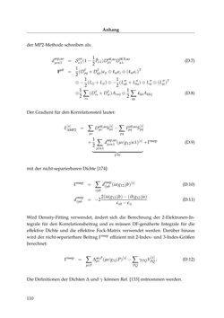 Image of the Page - 110 - in Entwicklung und Anwendung explizit korrelierter Wellenfunktionsmodelle