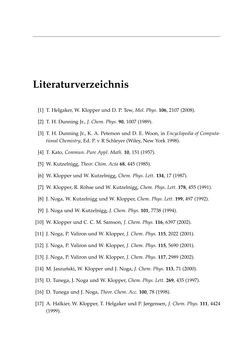 Bild der Seite - 123 - in Entwicklung und Anwendung explizit korrelierter Wellenfunktionsmodelle