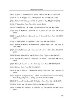 Bild der Seite - 125 - in Entwicklung und Anwendung explizit korrelierter Wellenfunktionsmodelle