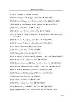 Bild der Seite - 127 - in Entwicklung und Anwendung explizit korrelierter Wellenfunktionsmodelle