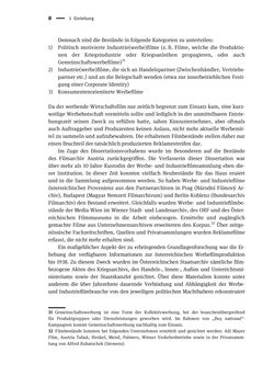 Image of the Page - 8 - in Der österreichische Werbefilm - Die Genese eines Genres von seinen Anfängen bis 1938
