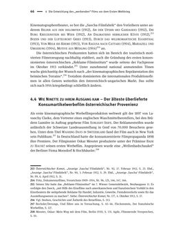 Image of the Page - 46 - in Der österreichische Werbefilm - Die Genese eines Genres von seinen Anfängen bis 1938