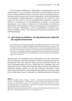 Image of the Page - 123 - in Der österreichische Werbefilm - Die Genese eines Genres von seinen Anfängen bis 1938