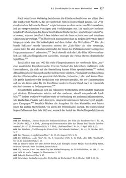 Image of the Page - 137 - in Der österreichische Werbefilm - Die Genese eines Genres von seinen Anfängen bis 1938
