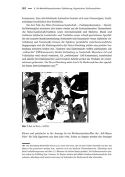 Image of the Page - 182 - in Der österreichische Werbefilm - Die Genese eines Genres von seinen Anfängen bis 1938