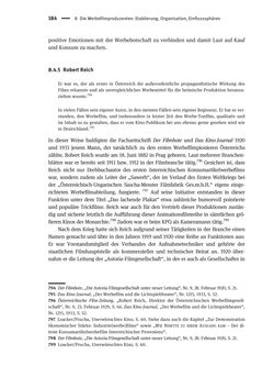 Image of the Page - 184 - in Der österreichische Werbefilm - Die Genese eines Genres von seinen Anfängen bis 1938