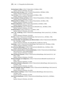 Image of the Page - 274 - in Der österreichische Werbefilm - Die Genese eines Genres von seinen Anfängen bis 1938