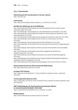 Image of the Page - 284 - in Der österreichische Werbefilm - Die Genese eines Genres von seinen Anfängen bis 1938