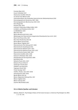 Image of the Page - 286 - in Der österreichische Werbefilm - Die Genese eines Genres von seinen Anfängen bis 1938