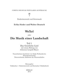 Image of the Page - (000003) - in WeXel oder Die Musik einer Landschaft - Das Geistliche Lied, Volume 1