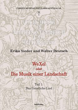 Image of the Page - Einband vorne - in WeXel oder Die Musik einer Landschaft - Das Geistliche Lied, Volume 1