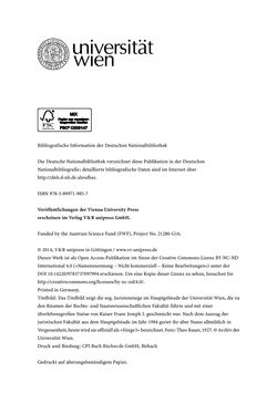 Image of the Page - (000004) - in Die Wiener Rechts- und Staatswissenschaftliche Fakultät 1918–1938