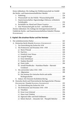 Image of the Page - 8 - in Die Wiener Rechts- und Staatswissenschaftliche Fakultät 1918–1938