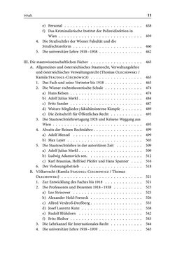 Image of the Page - 11 - in Die Wiener Rechts- und Staatswissenschaftliche Fakultät 1918–1938