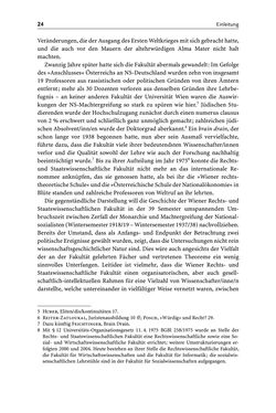 Image of the Page - 24 - in Die Wiener Rechts- und Staatswissenschaftliche Fakultät 1918–1938