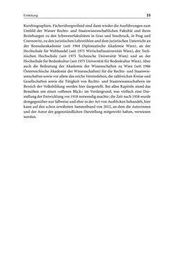 Image of the Page - 33 - in Die Wiener Rechts- und Staatswissenschaftliche Fakultät 1918–1938