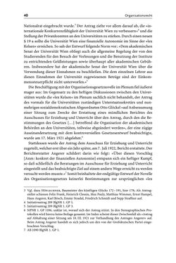 Bild der Seite - 40 - in Die Wiener Rechts- und Staatswissenschaftliche Fakultät 1918–1938