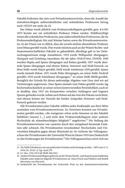 Image of the Page - 46 - in Die Wiener Rechts- und Staatswissenschaftliche Fakultät 1918–1938