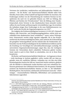 Image of the Page - 47 - in Die Wiener Rechts- und Staatswissenschaftliche Fakultät 1918–1938