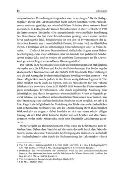 Image of the Page - 54 - in Die Wiener Rechts- und Staatswissenschaftliche Fakultät 1918–1938