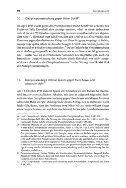 Bild der Seite - 92 - in Die Wiener Rechts- und Staatswissenschaftliche Fakultät 1918–1938