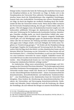 Image of the Page - 106 - in Die Wiener Rechts- und Staatswissenschaftliche Fakultät 1918–1938