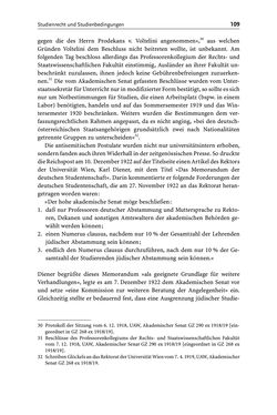 Image of the Page - 109 - in Die Wiener Rechts- und Staatswissenschaftliche Fakultät 1918–1938
