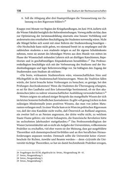 Bild der Seite - 138 - in Die Wiener Rechts- und Staatswissenschaftliche Fakultät 1918–1938