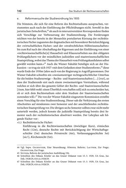 Image of the Page - 142 - in Die Wiener Rechts- und Staatswissenschaftliche Fakultät 1918–1938
