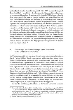 Image of the Page - 156 - in Die Wiener Rechts- und Staatswissenschaftliche Fakultät 1918–1938