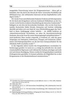 Image of the Page - 158 - in Die Wiener Rechts- und Staatswissenschaftliche Fakultät 1918–1938