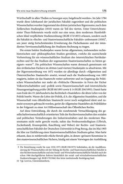Bild der Seite - 175 - in Die Wiener Rechts- und Staatswissenschaftliche Fakultät 1918–1938